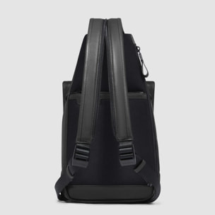 Piquadro Monospalla in pelle porta iPad®mini con portabilità a zaino, schermato con protezione RFID