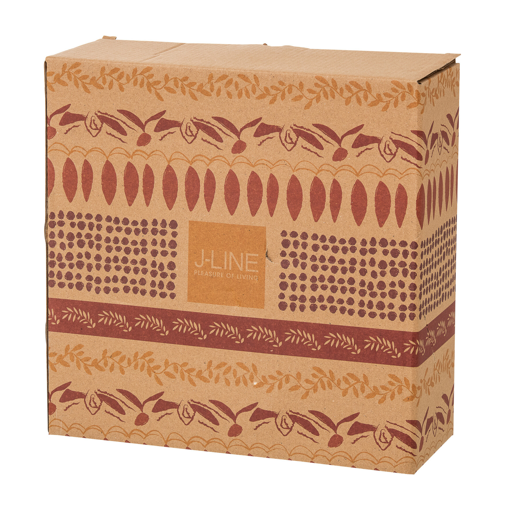 J-Line Plateau apéro - céramique - violet/rouge - large