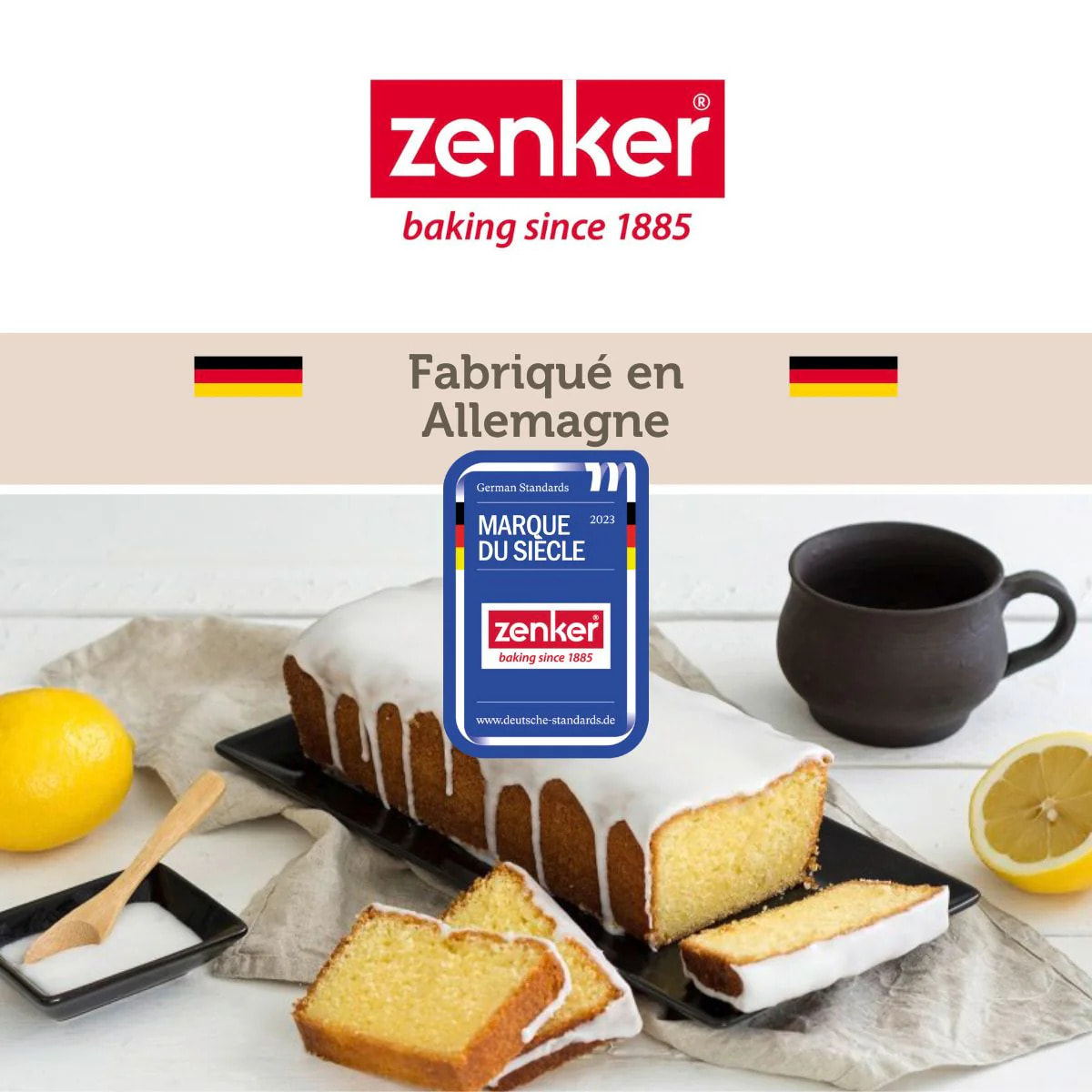 Moule à cake 30,5 cm Zenker Black Metallic
