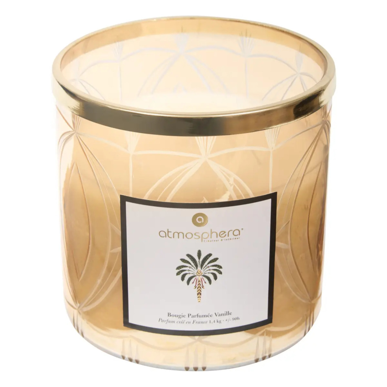 Bougie parfumée Palmer parfum vanille 1,4 kg
