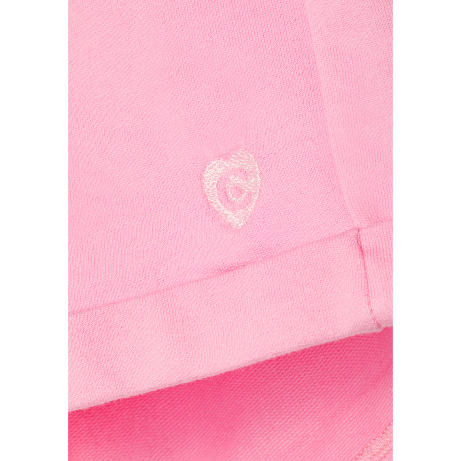 Pantalones Cortos de Niña con Logo Lateral en Rosa