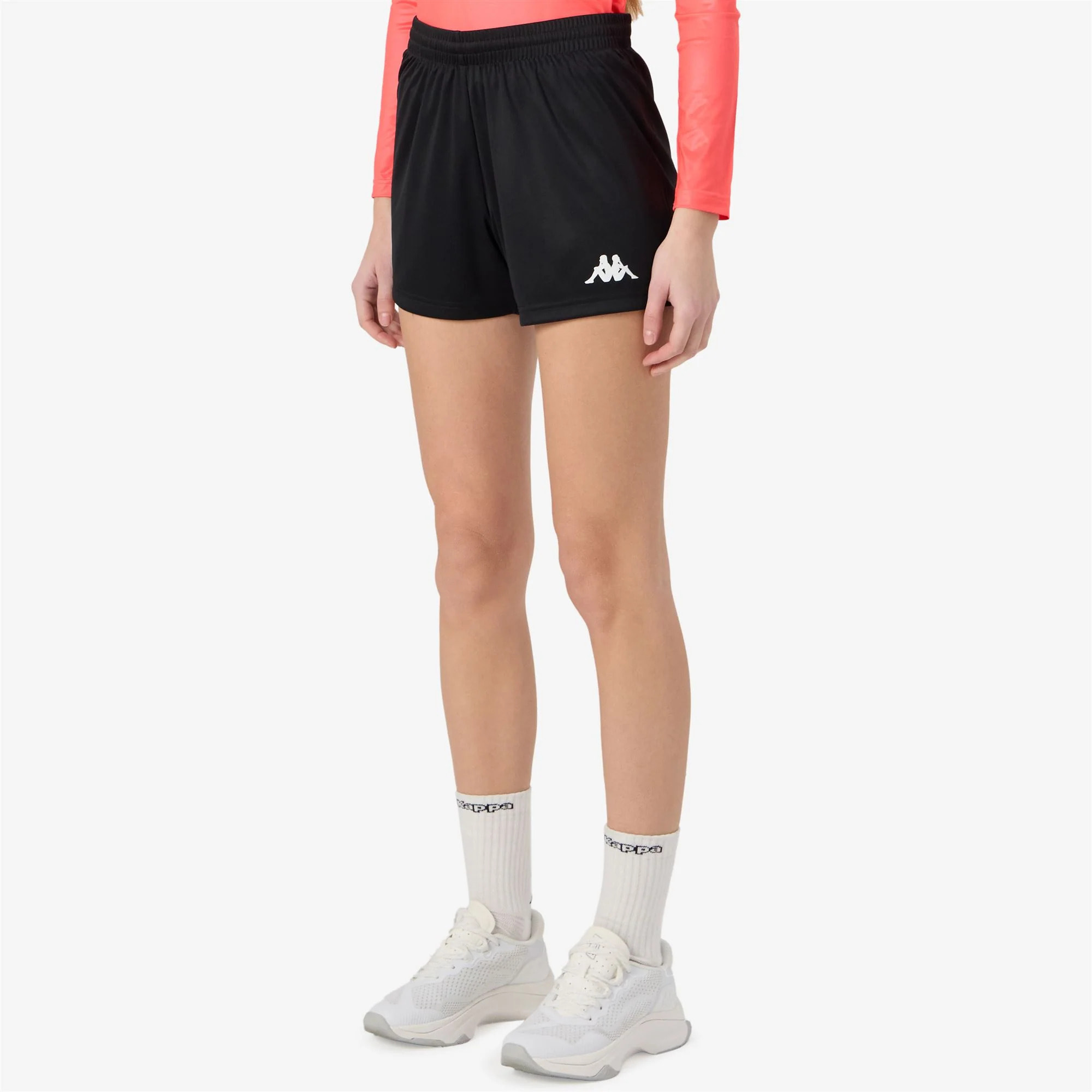 Kappa - Pantaloni Corti Donna Nero - Kappa4Handball Borda