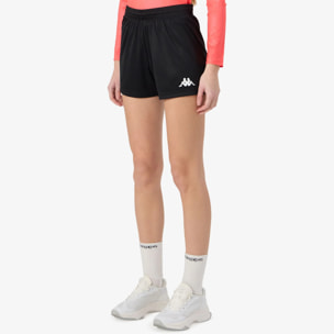 Kappa - Pantaloni Corti Donna Nero - Kappa4Handball Borda