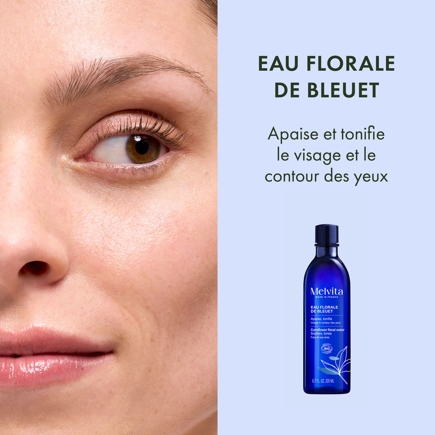 Eau Florale de Bleuet Bio - Apaisante  200 ml