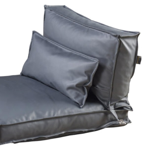 Fauteuil Modulo gris | Confort & Style | Simili Cuir