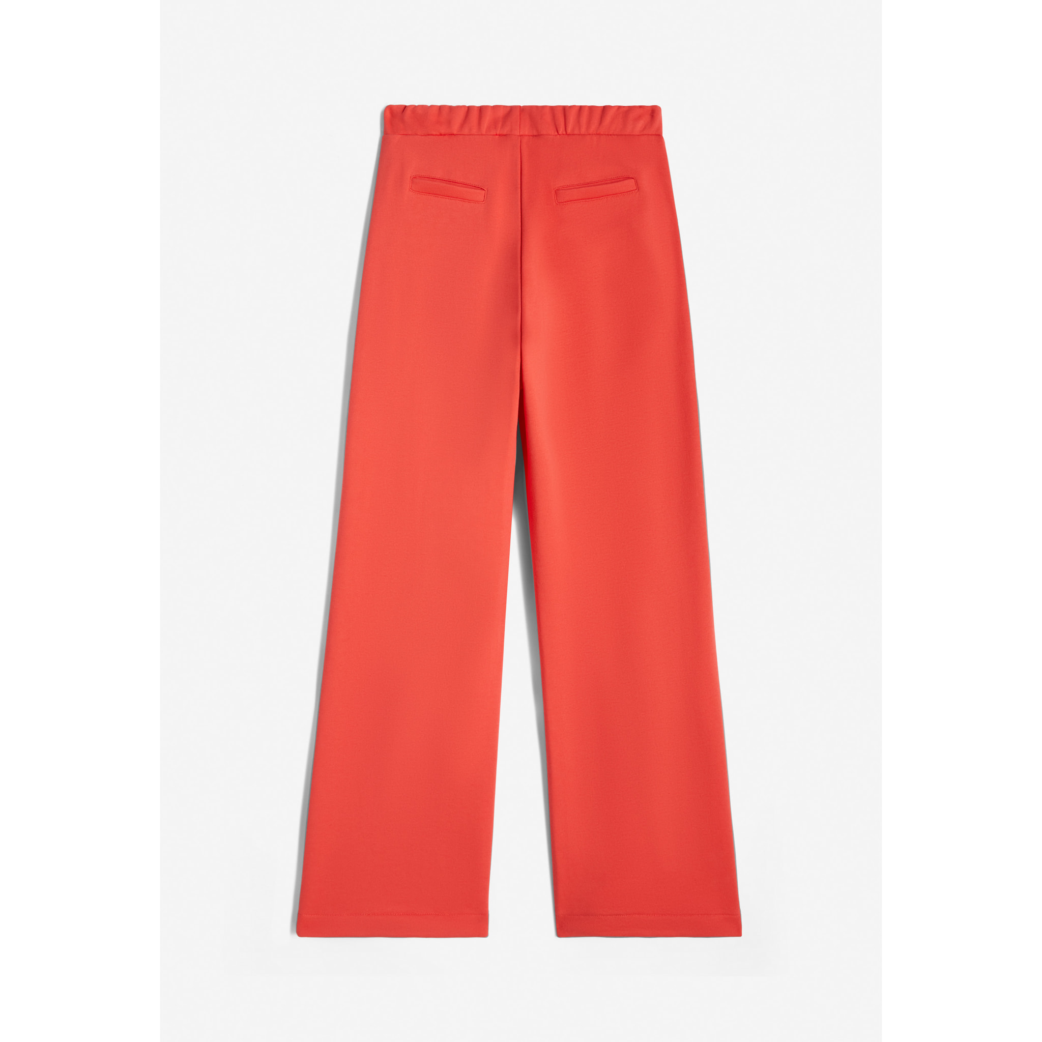 Pantaloni comfort fit con impuntura centrale e gamba ampia