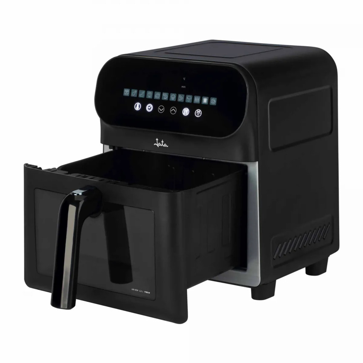 Freidora de aire JATA JEFR1230 de 6,2 litros. Digital. Con ventana para ver los alimentos. Hasta 200º