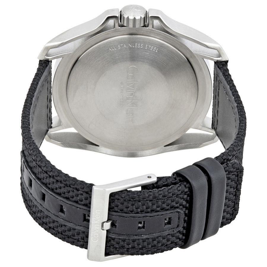 Orologio CALVIN KLEIN HEART Pelle Nero Tessuto