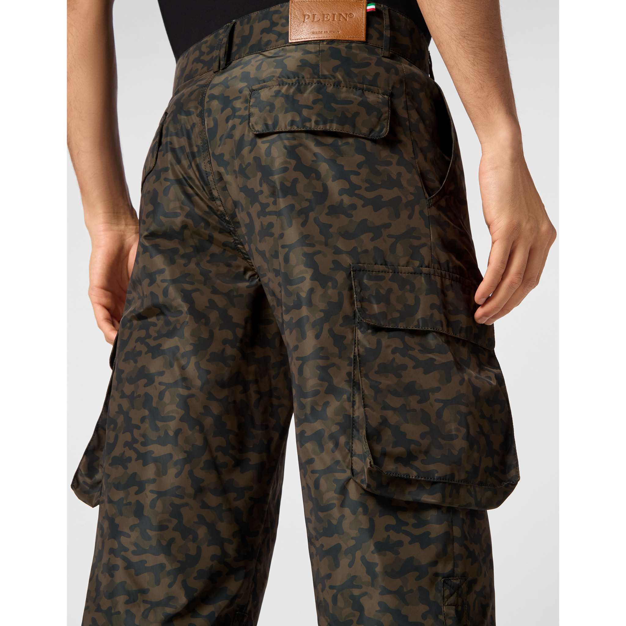 PHILIPP PLEIN Trousers Cargo fit CAMOUFLAGE