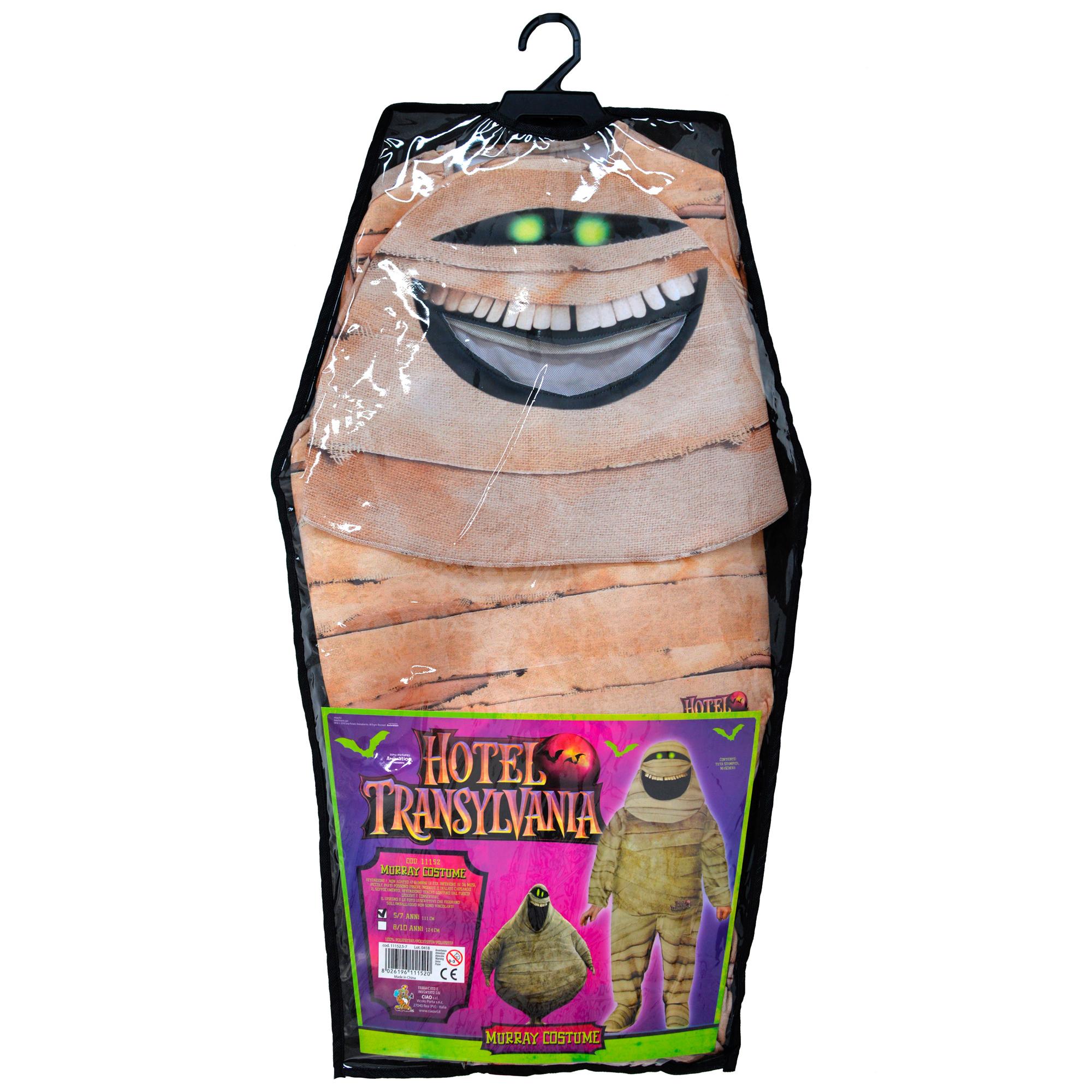 Murray Hotel Transylvania Costume Mummia Bambino Con Maschera