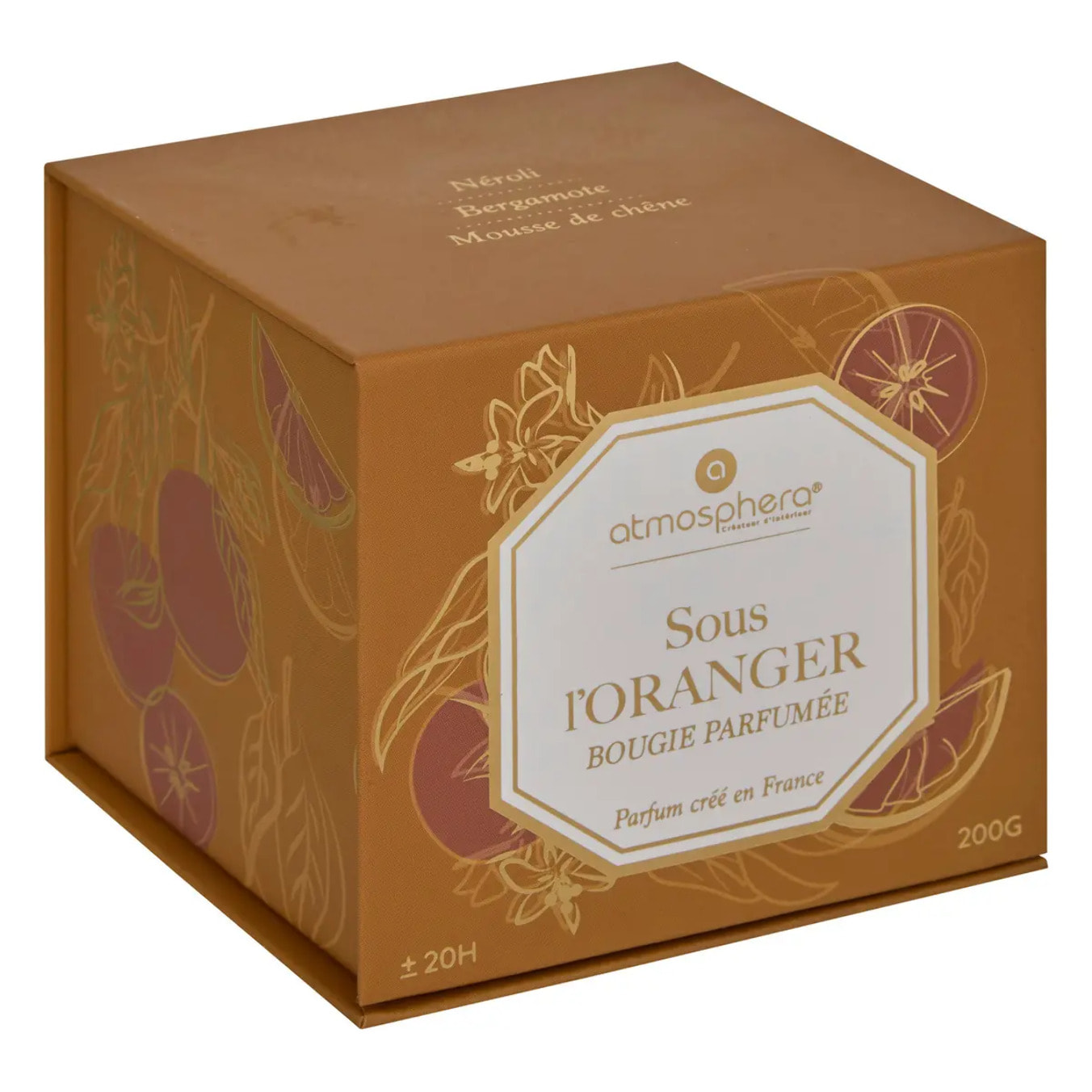Bougie parfumée Elisa orange - néroli transparent 200g