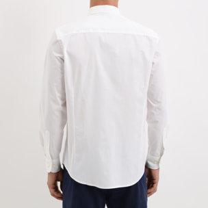 Camicia popeline button down Polo Club St Martin Bianco