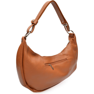 Borsa a tracolla Anna Luchini Cammello