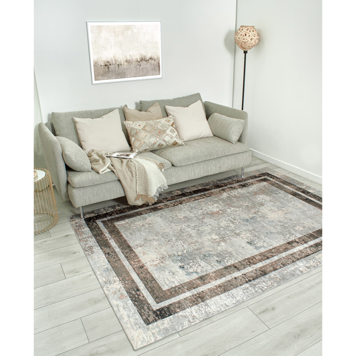 Tapis de salon motif rectangulaire