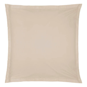 Taie d'oreiller "Carina" coton beige 63x63cm