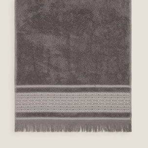 Toalla baño algodón Gio color marron Algodón