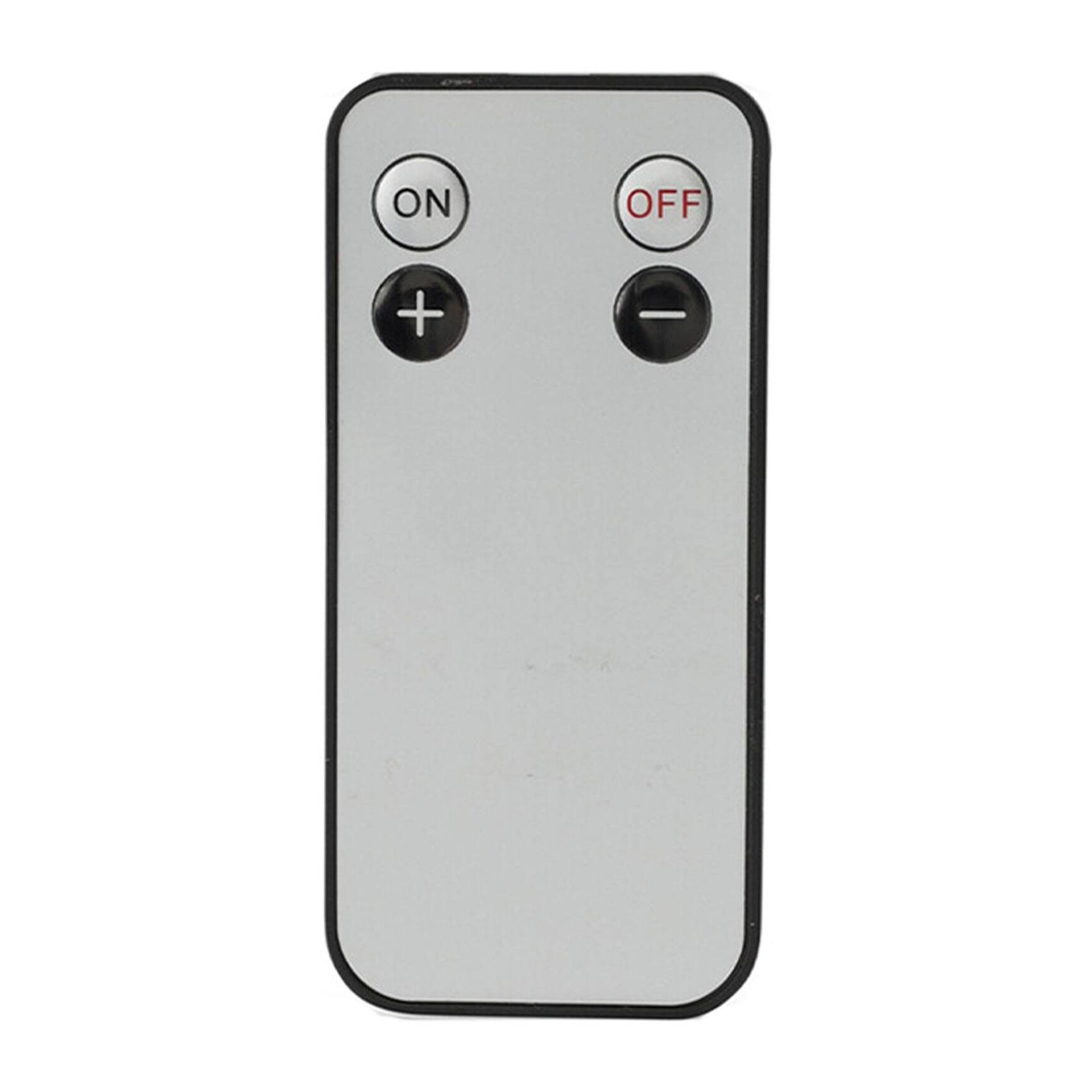 Vela de adviento led con control remoto y llama blanca cálida ø5x25cm