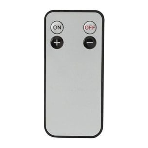 Vela de adviento led con control remoto y llama blanca cálida ø5x25cm