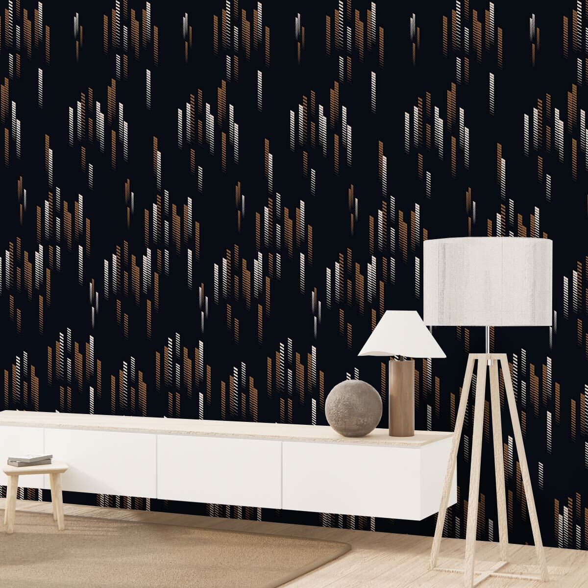 Papier peint, design block Intissé