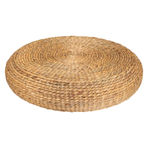 Pouf "Wond" jacinthe d'eau tressée