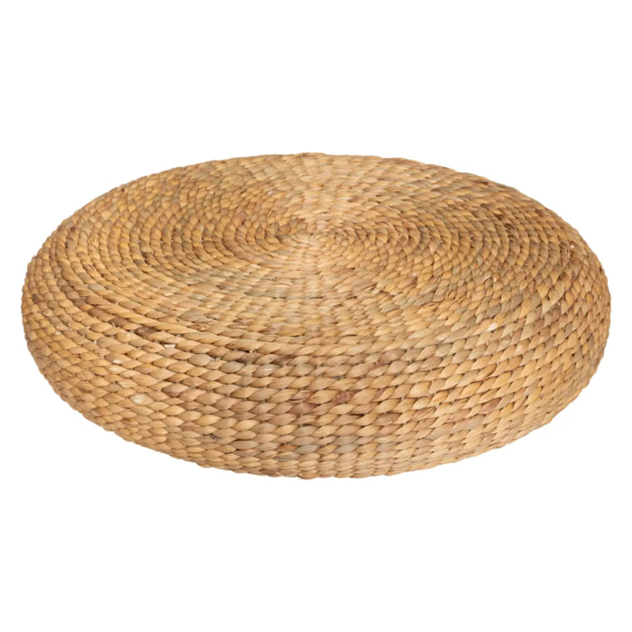 Pouf "Wond" jacinthe d'eau tressée