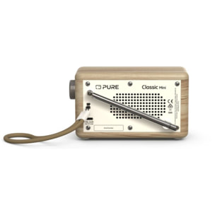 Radio DAB PURE Classic Mini Cotton White/Oak