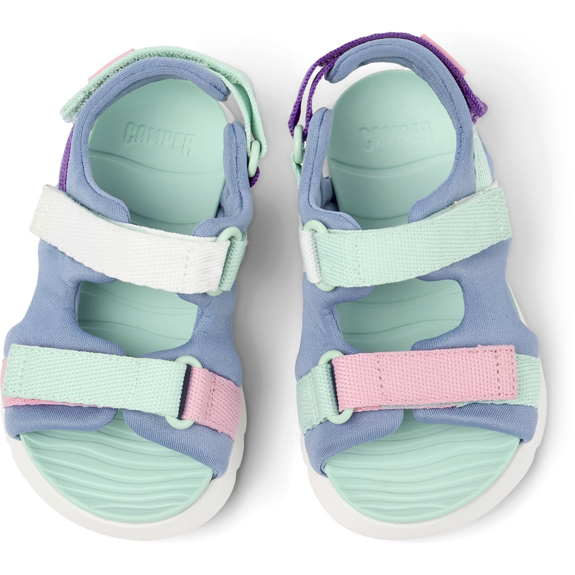 Sandalias - CAMPER Oruga - Multicolor - Textil técnico (poliéster reciclado)
