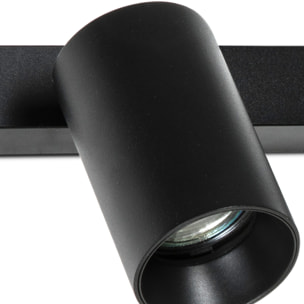 STAN 3L Lampada da parete/plafoniera nera
