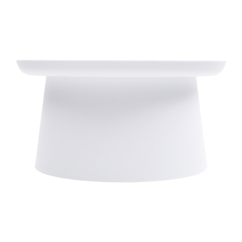 Tavolino in polipropilene diametro cm.70 colore bianco
