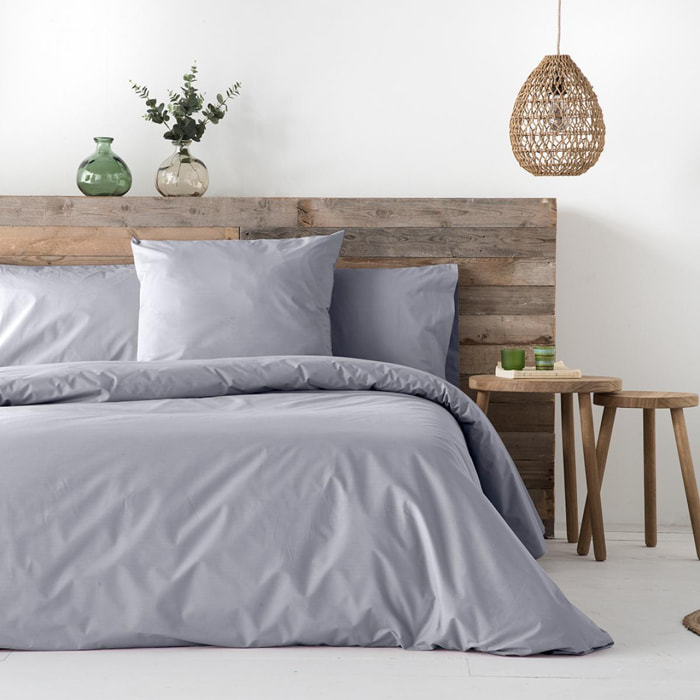 Housse de couette PURE en coton percale - gris - vendue seule