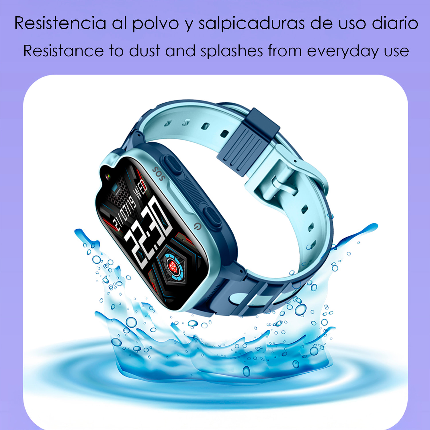 Smartwatch K15 4G GPS. Localizzazione speciale per bambini, con fotocamera, funzione di tracciamento, ascolto remoto, chiamate SOS e videochiamata.