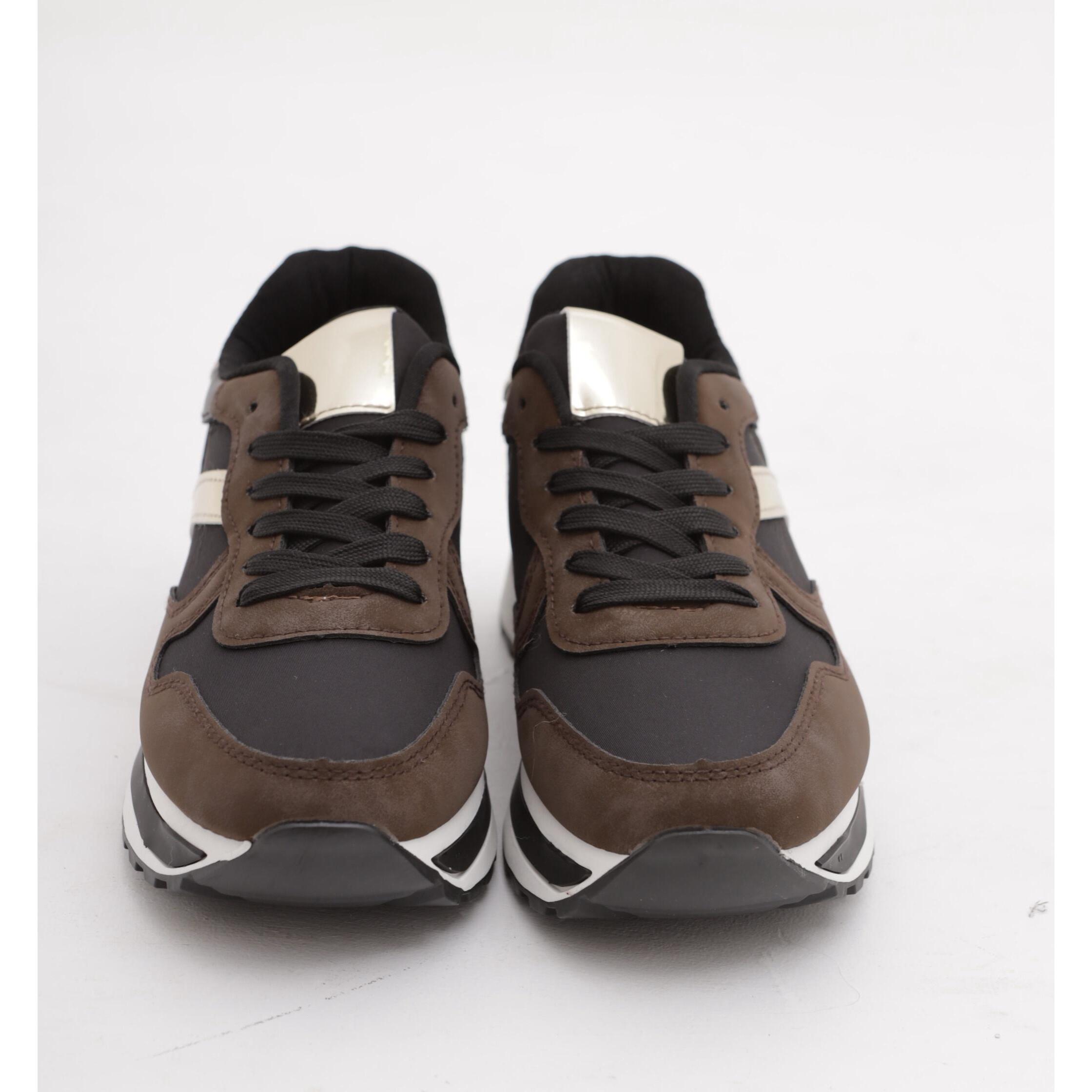 SNEAKERS CHOCOLA' PLATFORM MARRONE