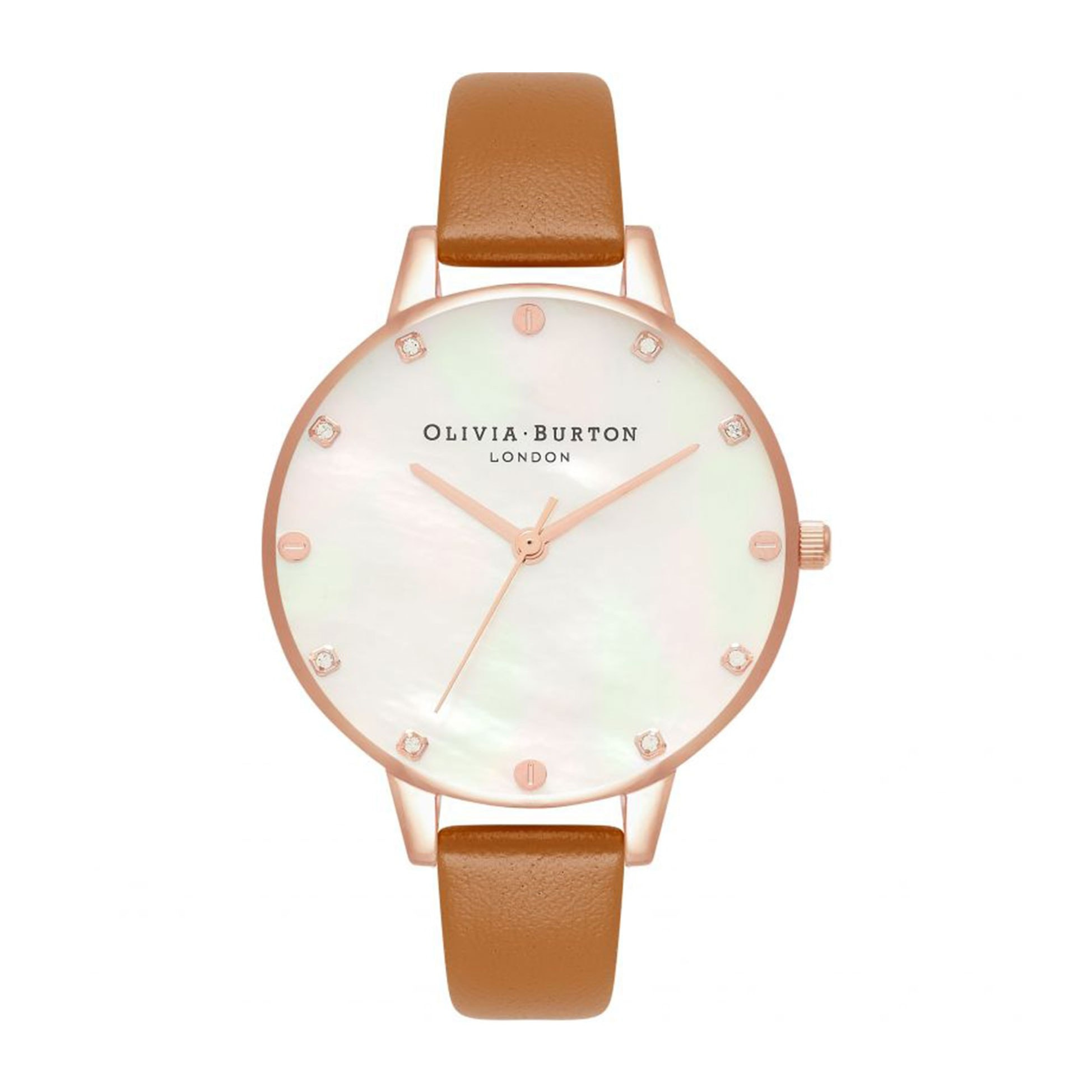 Reloj Olivia Burton OB16SE18 Mujer Analogico Cuarzo con Correa de Piel sintetica