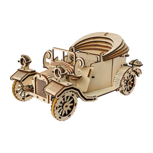 Modello in legno 3D, con movimento meccanico design di Convertible antico. 220 pezzi.