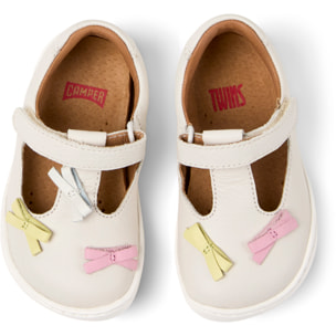 Bailarinas - CAMPER Peu Cami Twins - Blanco - Cuero liso