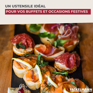 Lot de 6 pics à bigorneaux Fackelmann