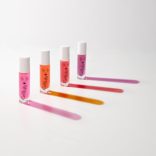 Rollette - Brillant à Lèvres pour Enfants Incolore, Hydratant et Parfumé à la Framboise