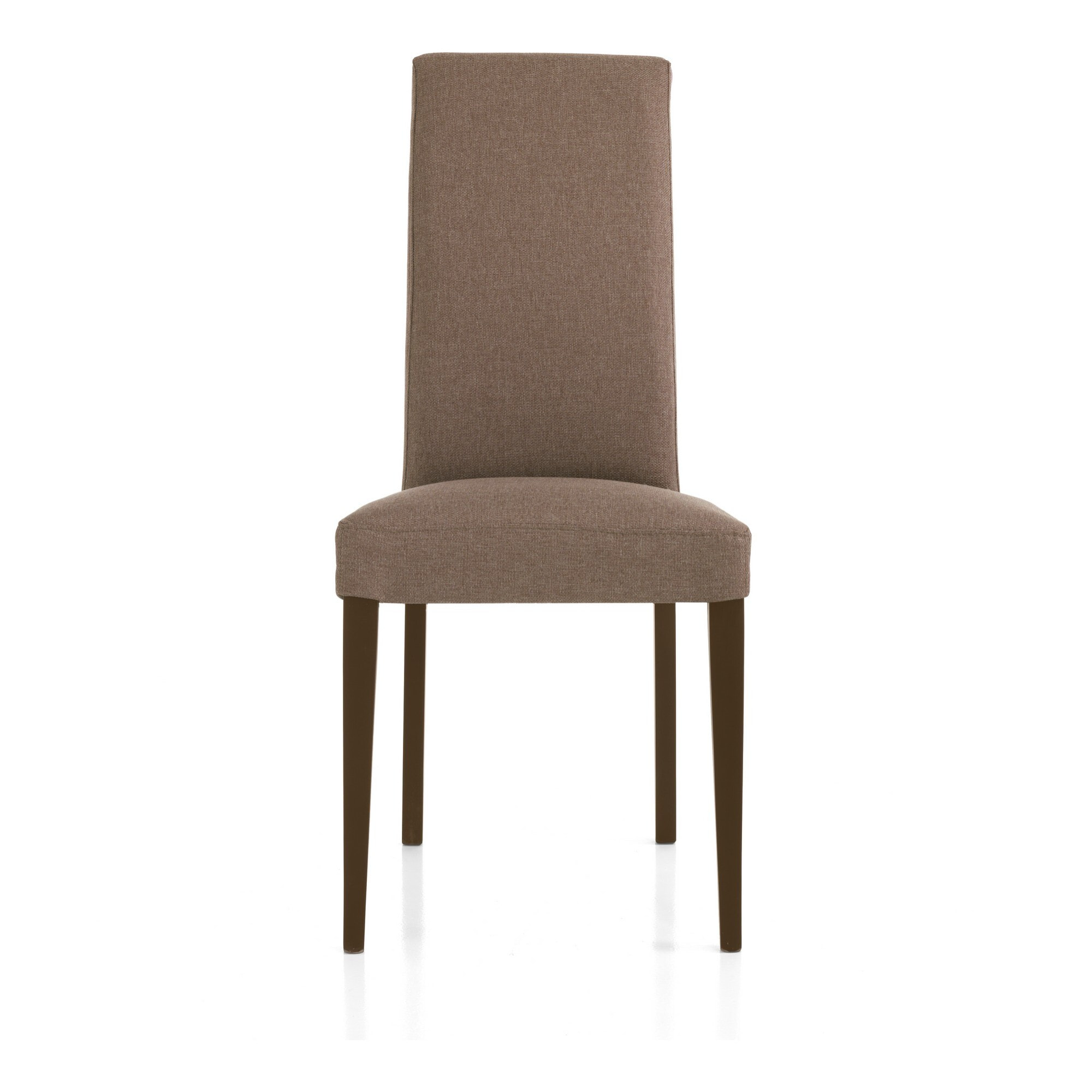Tomasucci Ensemble de 2 chaises LELLA en tissu CAFFELATTE