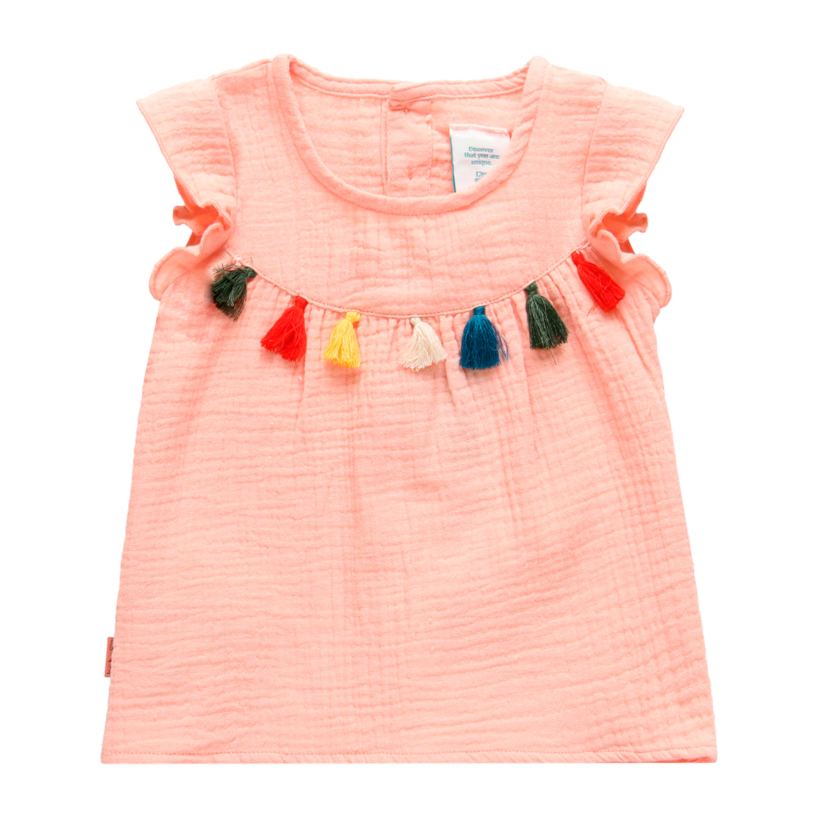 Blusa de tejido fantasía de bebé niña