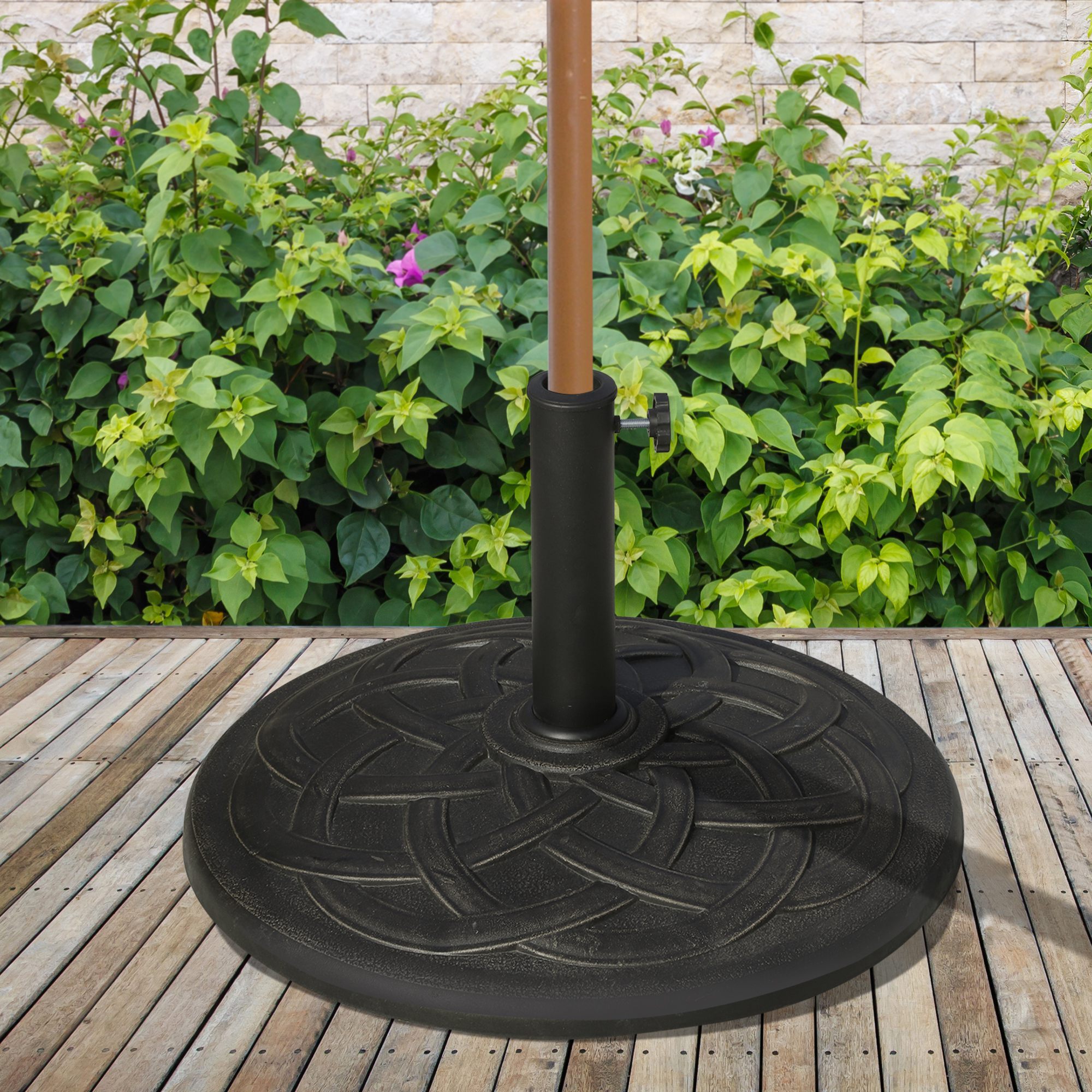 Base de Sombrilla de Resina 57x35cm Bronce