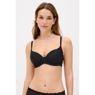 Reggiseno con ferretto e imbottitura Nero