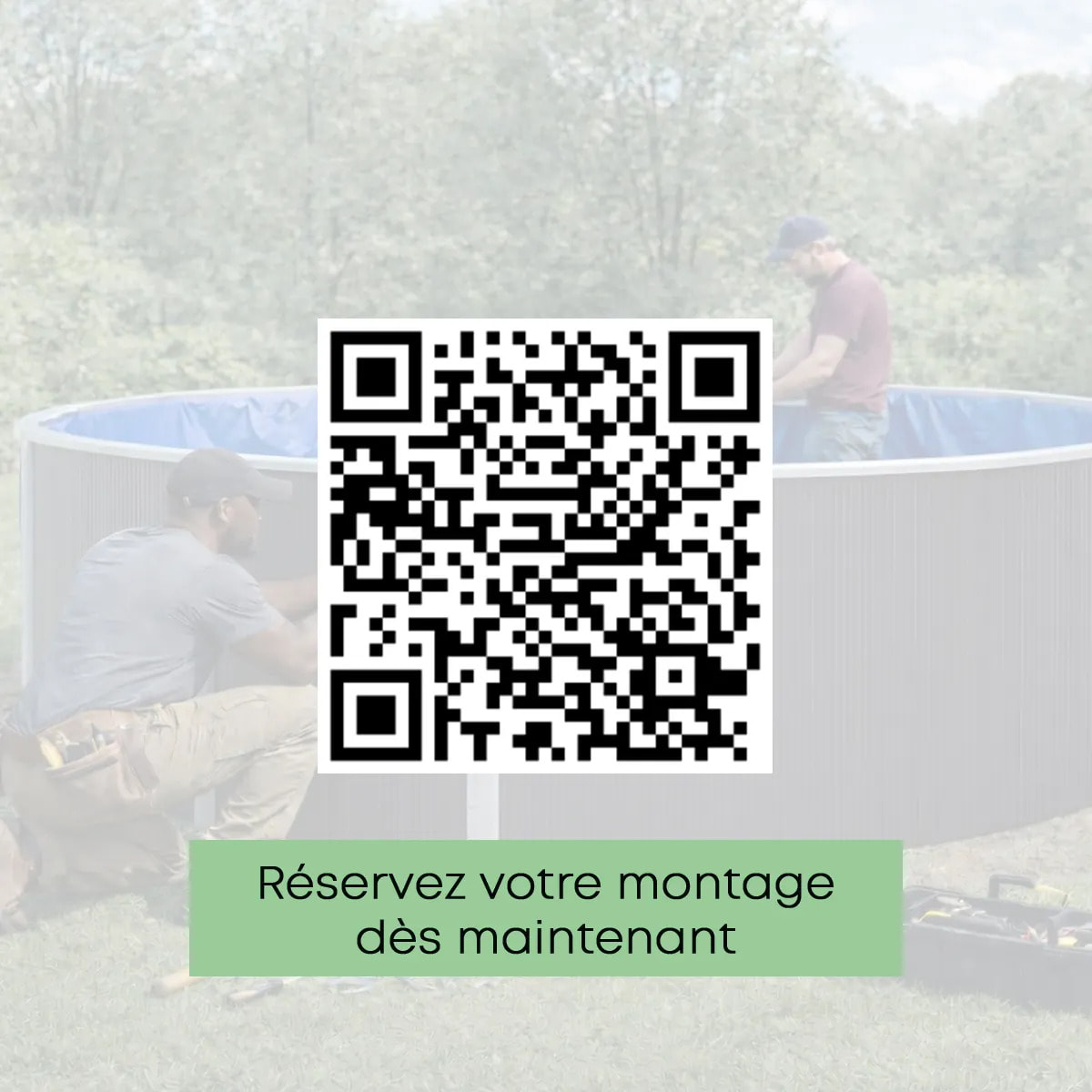 Piscine hors sol acier ronde Ø 4,55 x 1,20 m blanche SAPHIR