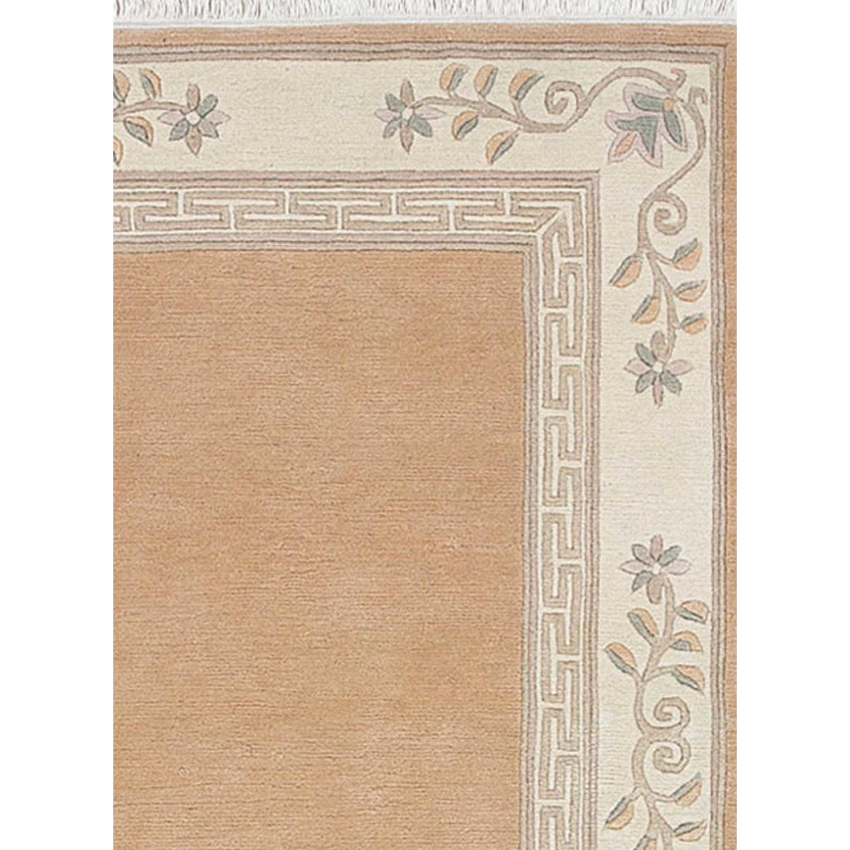 Tapis salon et chambre fait main en laine motif simple SUCA