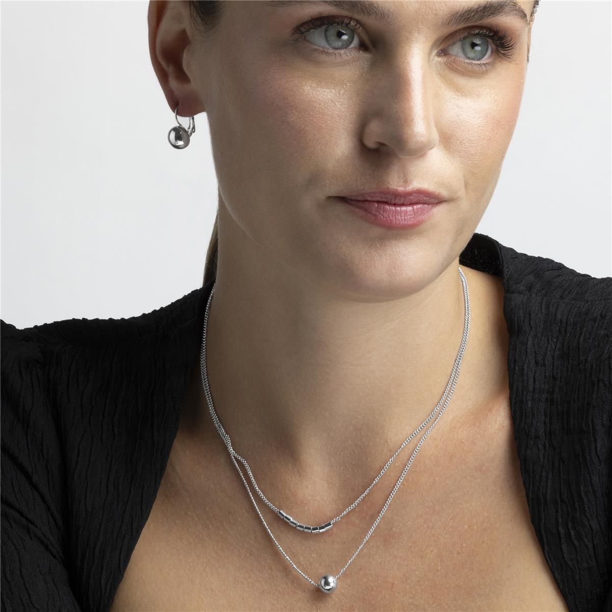 Collar Lux by Lux acabado plata