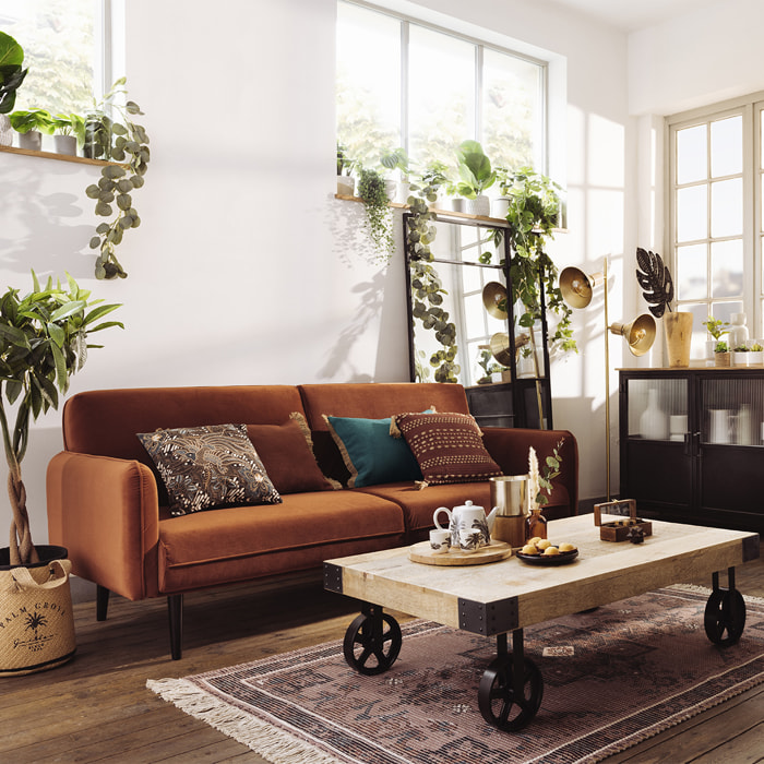 Table basse "Silas" manguier 117x71cm