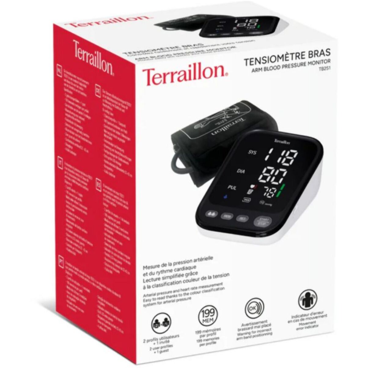 Tensiomètre TERRAILLON Bras TB251