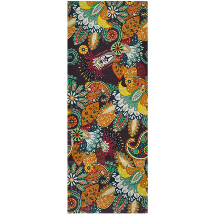 RICCI Alfombra vinílica de cocina diseños bohemios en multicolor, varias medidas disponibles.