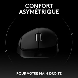 Souris Gamer Sans Fil LOGITECH PRO X SUPERLIGHT 2 DEX LIGHTSPEED Noir