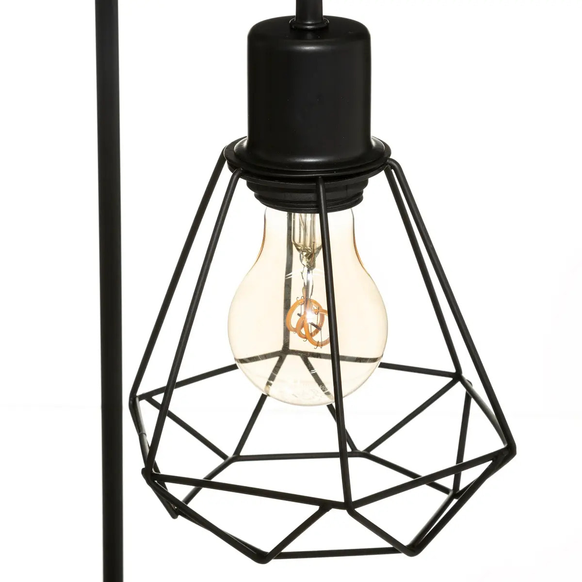 Lampe "Flave" métal noir H46cm