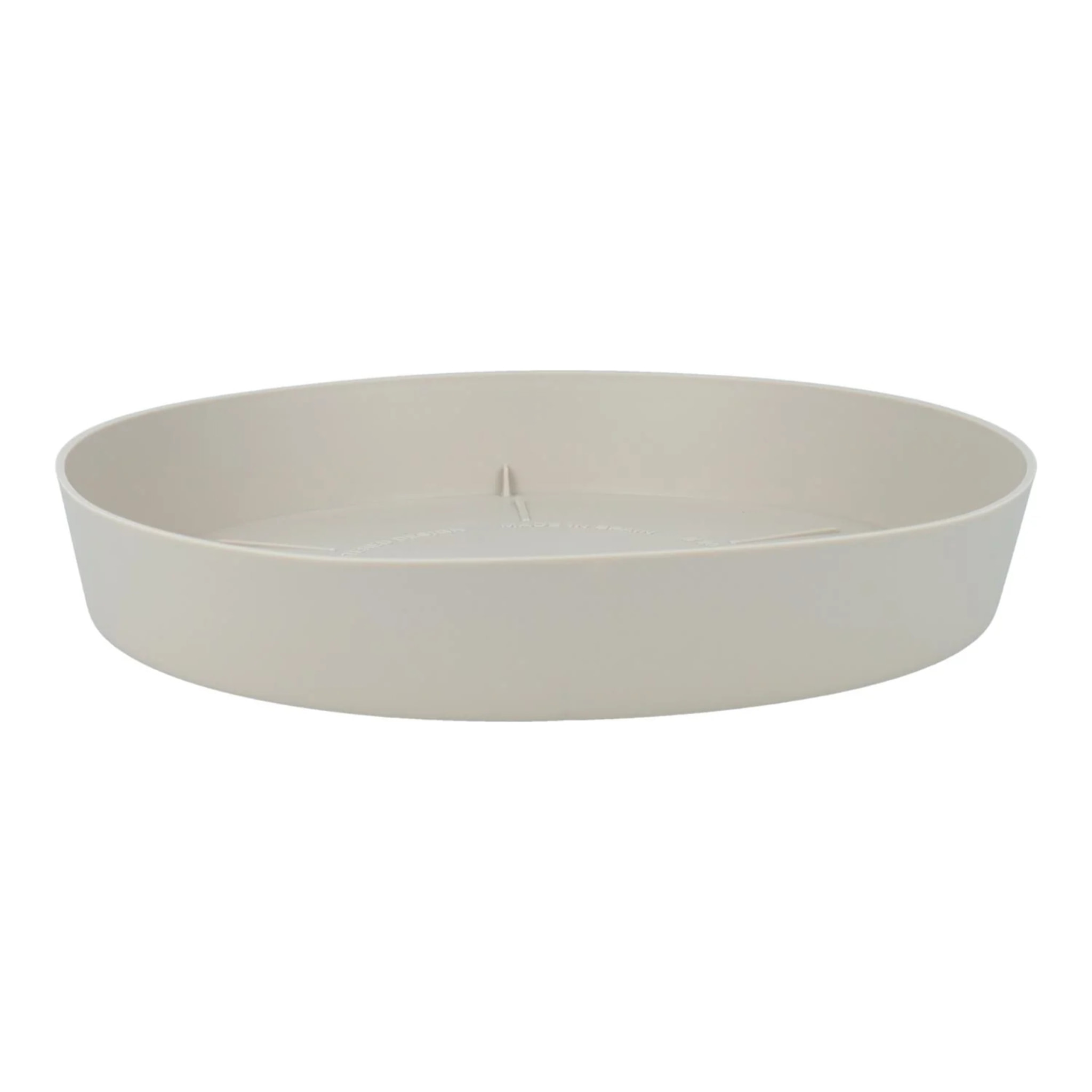 Plato maceta Tes color crudo D 20 x 3